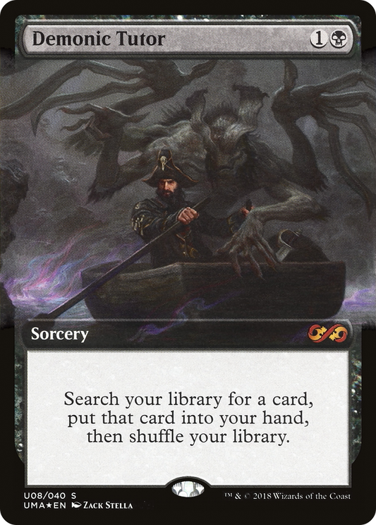 Demonic Tutor MTG proxy card