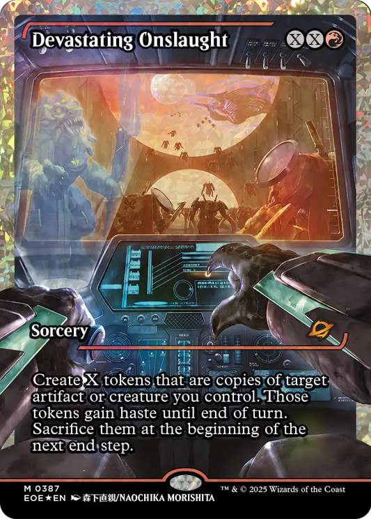 Devastating Onslaught MTG proxy card