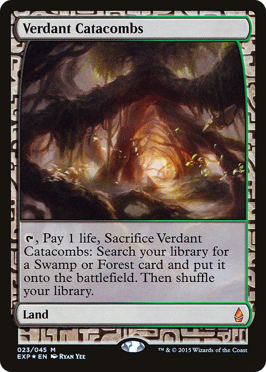 Verdant Catacombs MTG proxy card
