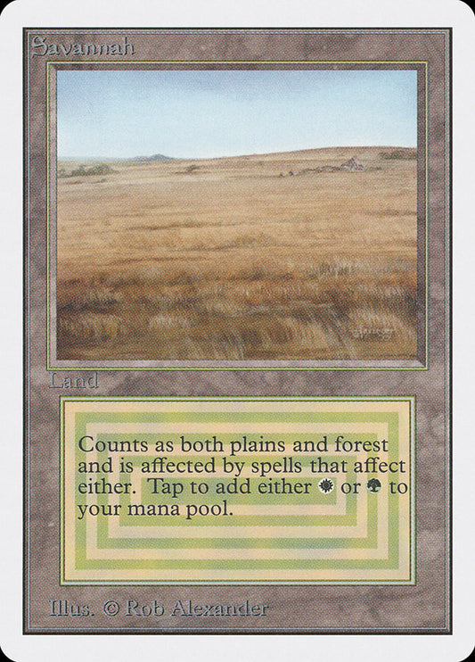 Savannah - Unlimited Edition – MTG Proxy Card