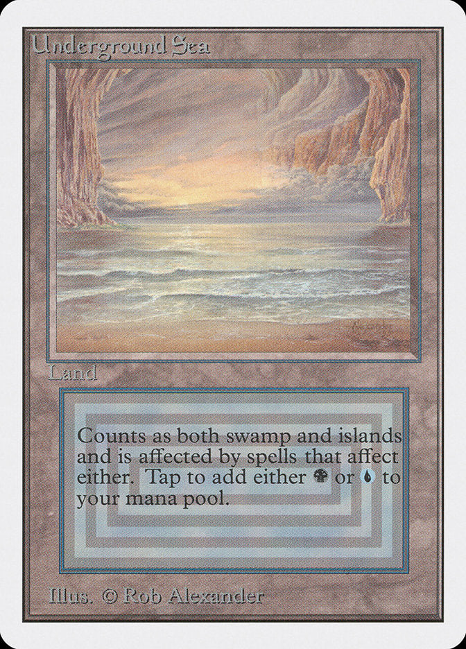 Underground Sea - Unlimited Edition – MTG Proxy Card