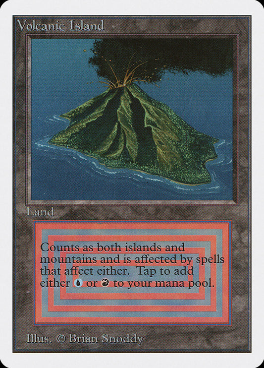Volcanic Island - Unlimited Edition – MTG Proxy Card