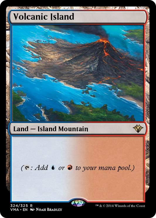 Volcanic Island MTG proxy card