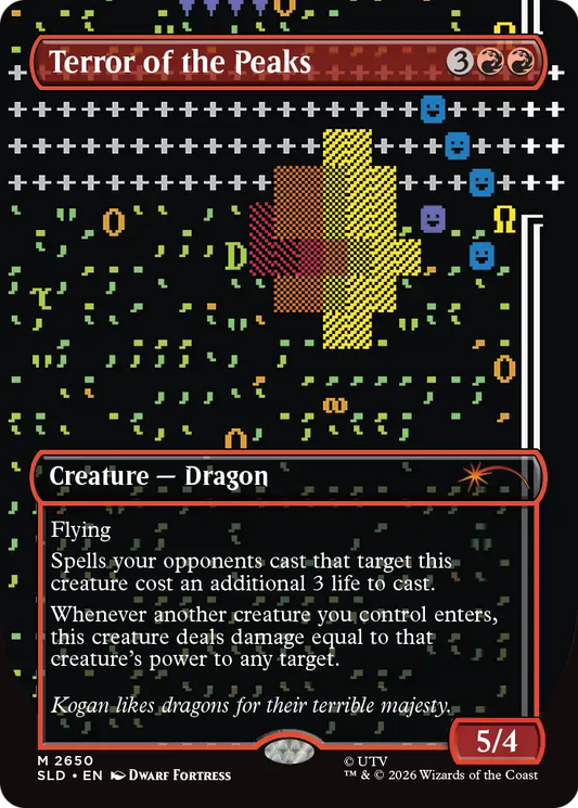 Terror of the Peaks MTG proxy card
