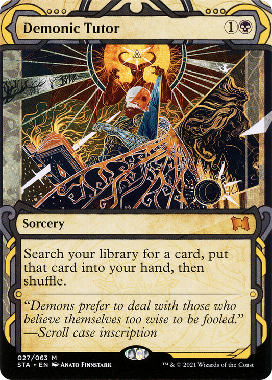 Demonic Tutor MTG proxy card