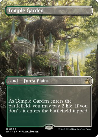 Temple Garden proxy card MTG Ravnica Remastered