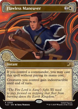 Flawless Maneuver proxy card MTG Avatar: The Last Airbender Eternal