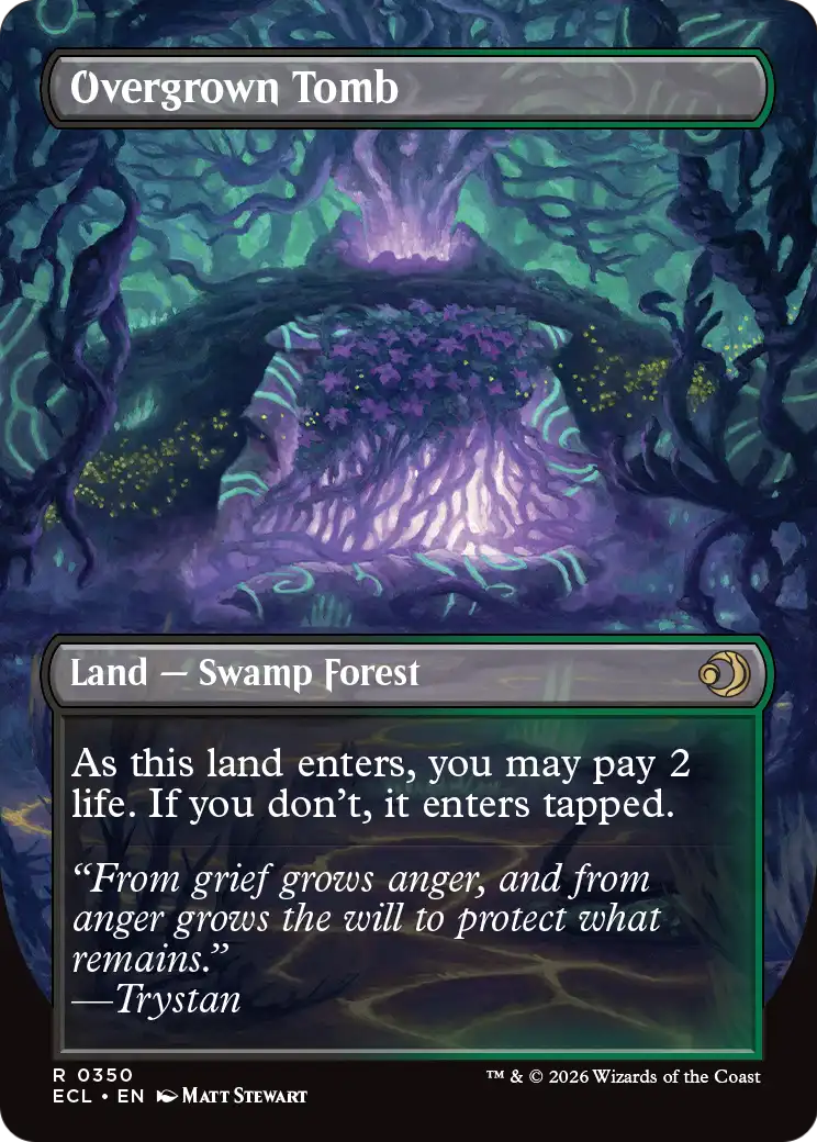 Overgrown Tomb // Overgrown Tomb MTG proxy card