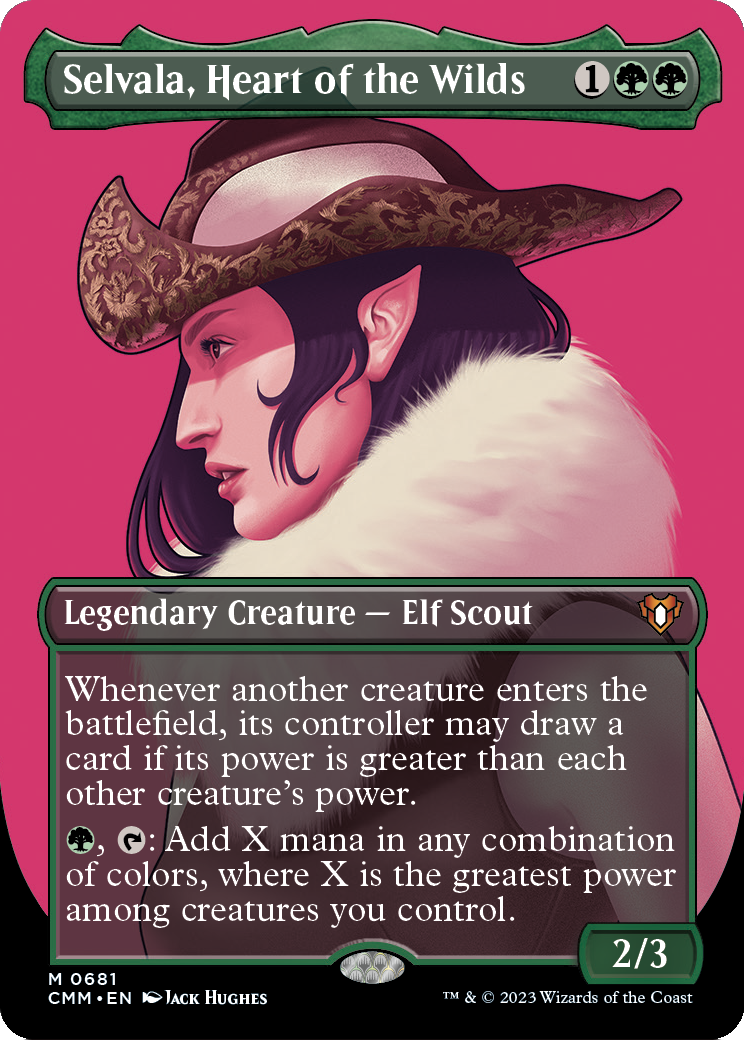 Selvala, Heart of the Wilds MTG proxy card