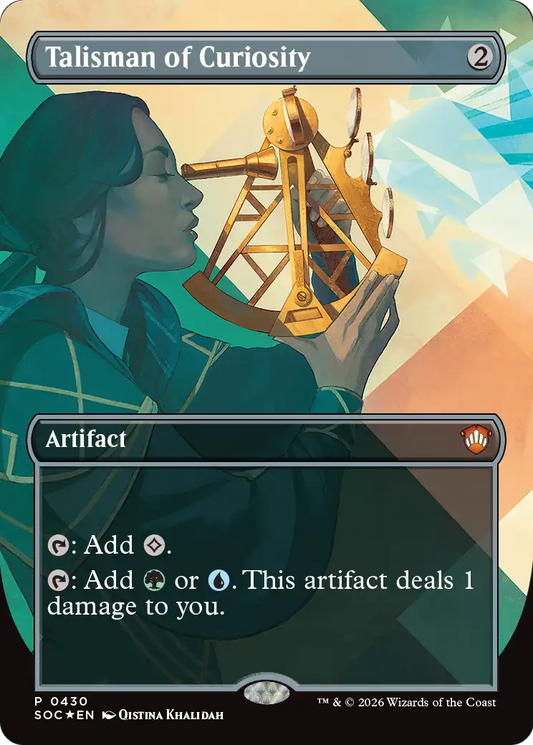 Talisman of Curiosity MTG proxy card