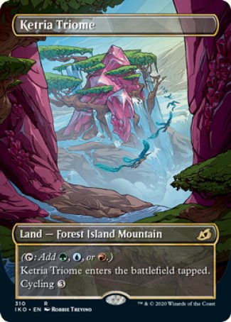 Ketria Triome proxy card MTG Ikoria: Lair of Behemoths