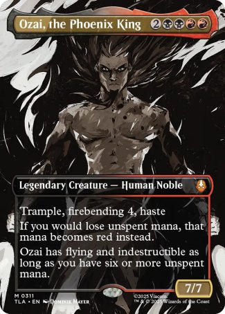 Ozai, the Phoenix King proxy card MTG Avatar: The Last Airbender