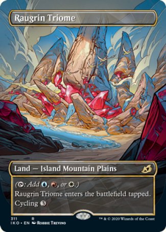 Raugrin Triome proxy card MTG Ikoria: Lair of Behemoths