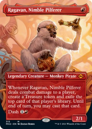 Ragavan, Nimble Pilferer proxy card MTG Modern Horizons 2