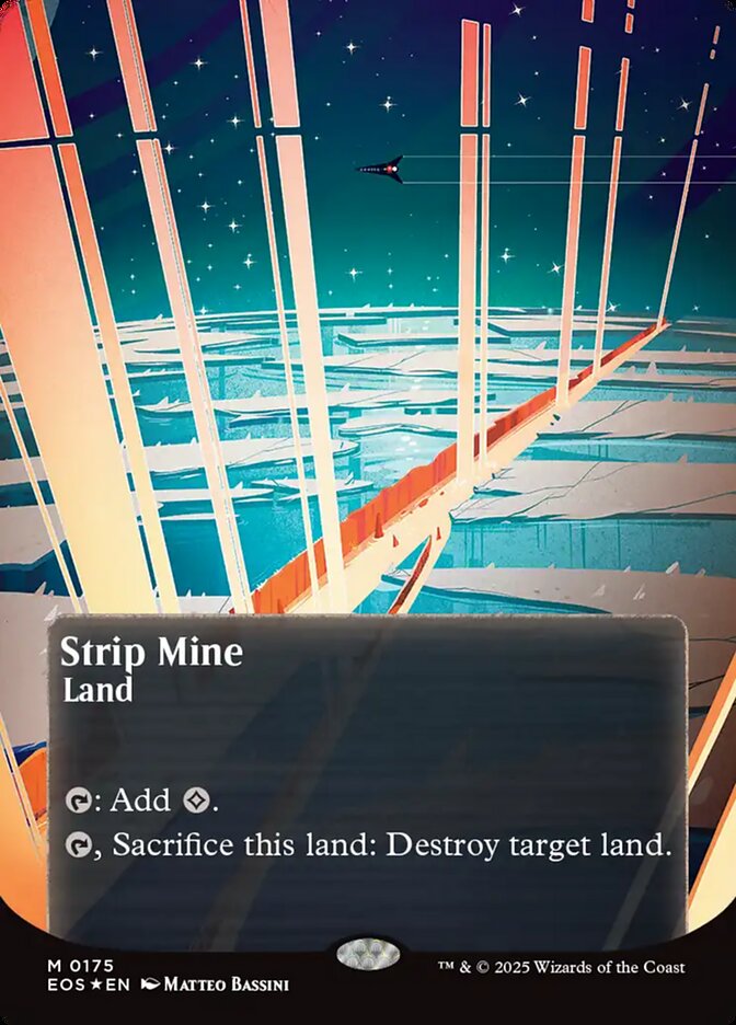Strip Mine MTG proxy card