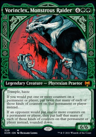 Vorinclex, Monstrous Raider proxy card MTG Kaldheim