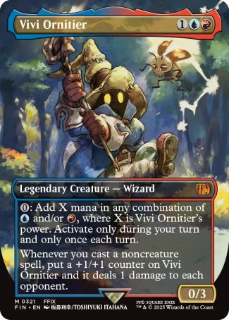 Vivi Ornitier proxy card MTG Final Fantasy