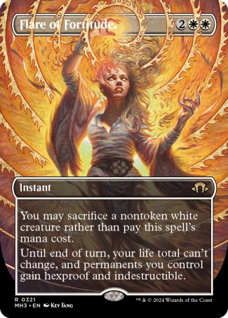 Flare of Fortitude proxy card MTG Modern Horizons 3