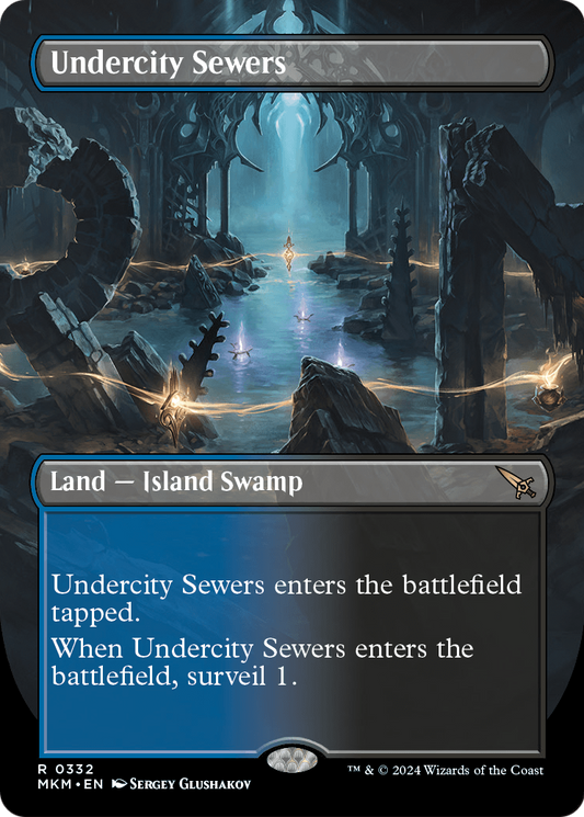 Undercity Sewers MTG proxy card