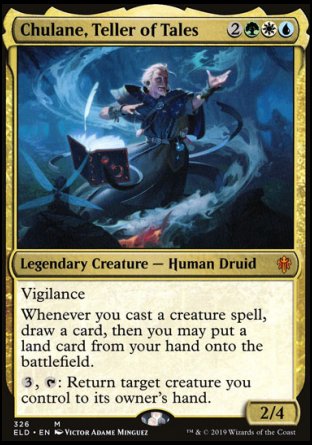 Chulane, Teller of Tales proxy card MTG Throne of Eldraine
