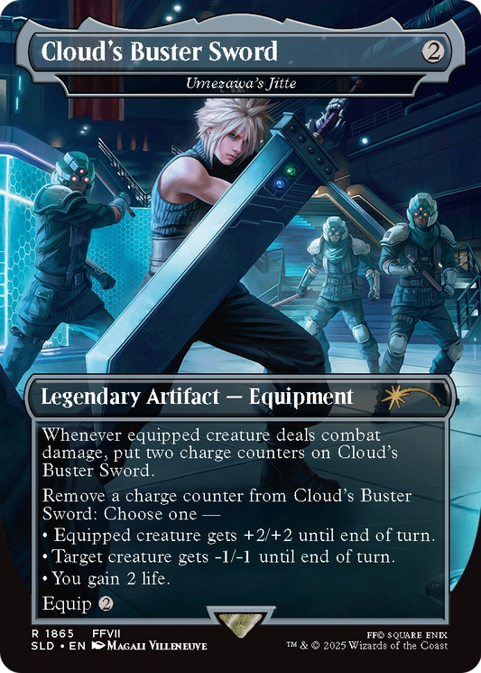 Umezawa's Jitte “Cloud's Buster Sword” MTG proxy card