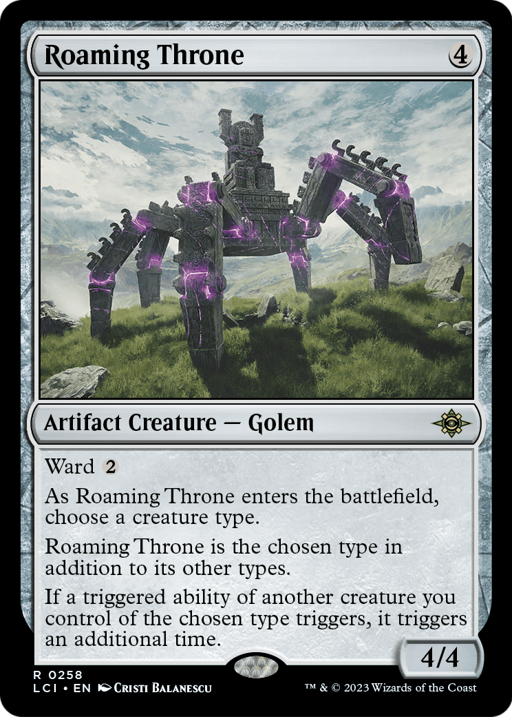 Roaming Throne MTG proxy card