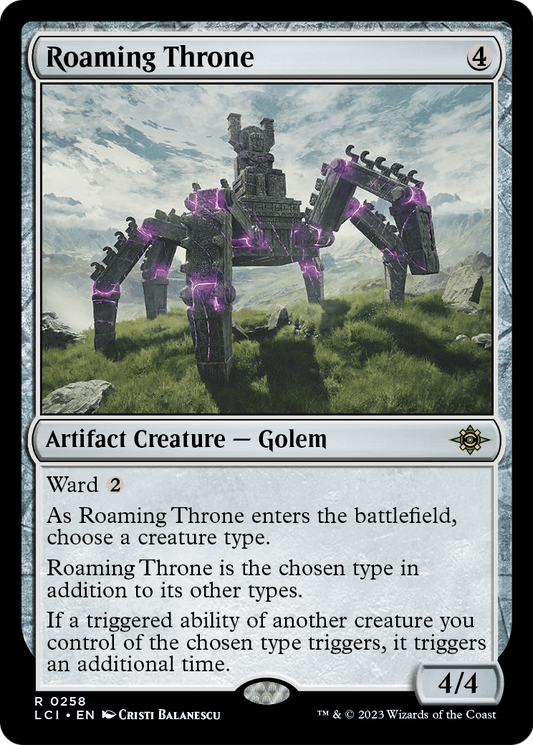 Roaming Throne MTG proxy card