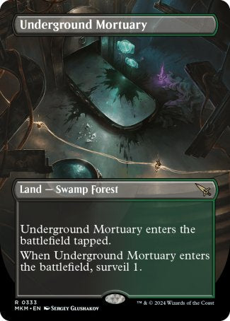 Underground Mortuary proxy card MTG Murders at Karlov Manor