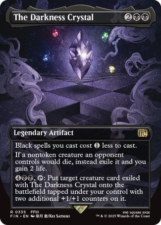The Darkness Crystal proxy card MTG Final Fantasy