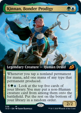 Kinnan, Bonder Prodigy proxy card MTG Ikoria: Lair of Behemoths