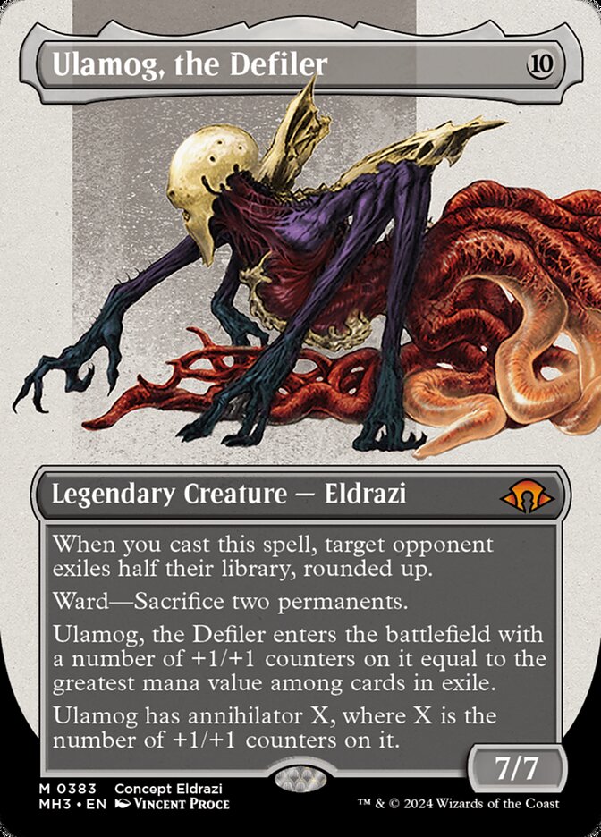 Ulamog, the Defiler MTG proxy card