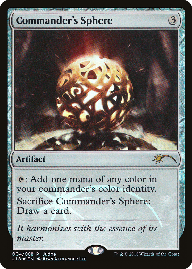 Commander's Sphere MTG proxy card