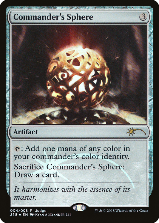 Commander's Sphere MTG proxy card