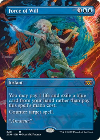 Force of Will proxy card MTG Double Masters