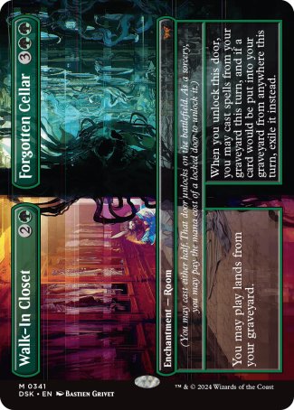 Walk-In Closet // Forgotten Cellar proxy card MTG Duskmourn: House of Horror