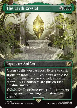 The Earth Crystal proxy card MTG Final Fantasy