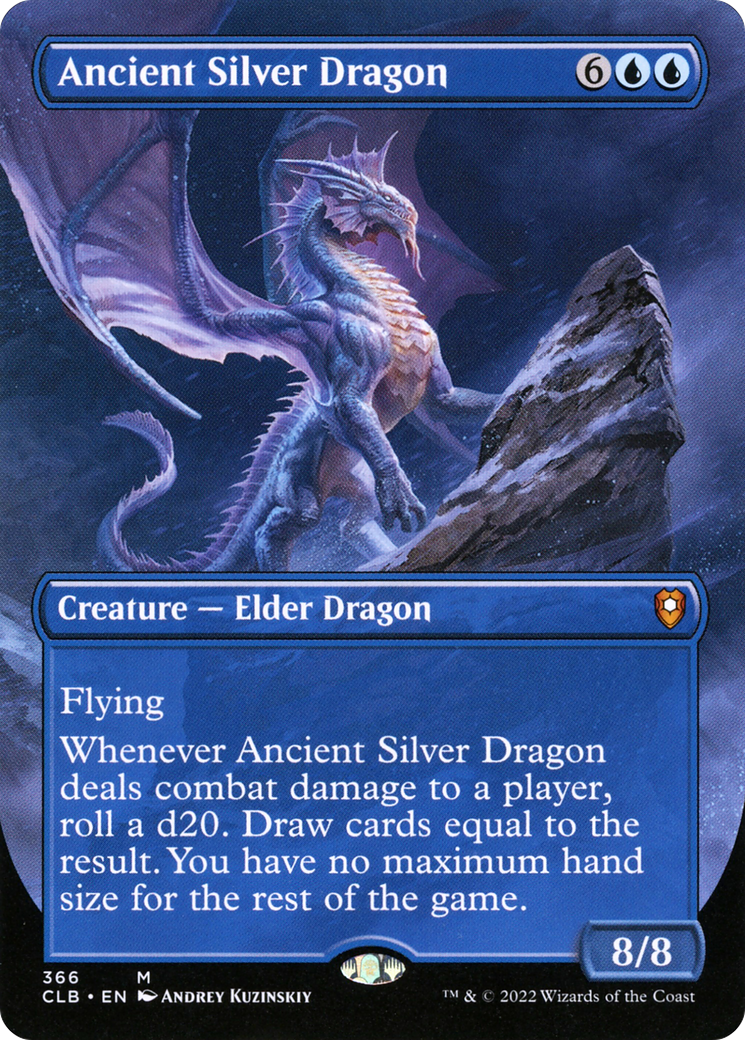 Ancient Silver Dragon MTG proxy card
