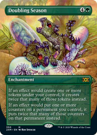 Doubling Season proxy card MTG Double Masters