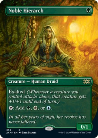 Noble Hierarch proxy card MTG Double Masters