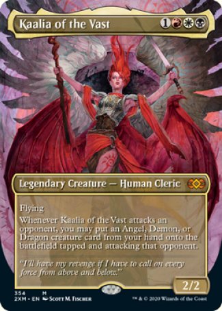 Kaalia of the Vast proxy card MTG Double Masters