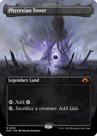 Phyrexian Tower proxy card MTG Modern Horizons 3