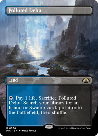 Polluted Delta proxy card MTG Modern Horizons 3