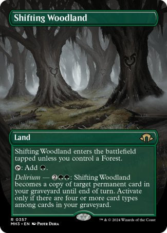 Shifting Woodland proxy card MTG Modern Horizons 3
