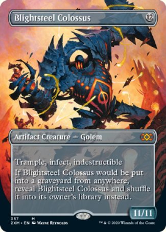 Blightsteel Colossus proxy card MTG Double Masters