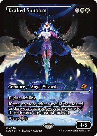 Exalted Sunborn proxy card MTG Edge of Eternities
