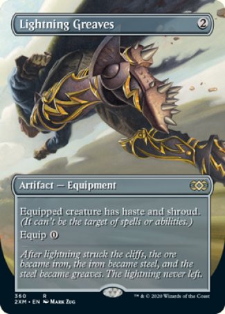 Lightning Greaves proxy card MTG Double Masters