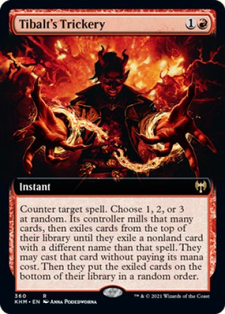 Tibalt's Trickery proxy card MTG Kaldheim