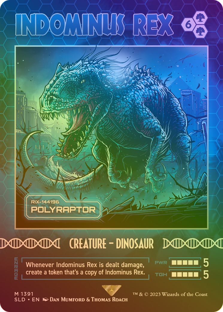 Polyraptor “Indominus Rex” MTG proxy card