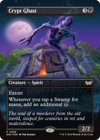 Crypt Ghast proxy card MTG Duskmourn: House of Horror Commander