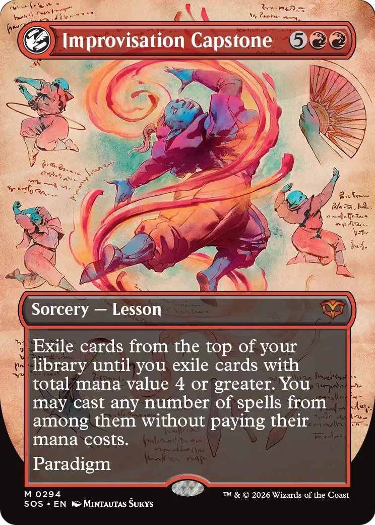Improvisation Capstone MTG proxy card